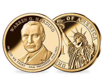 29. US-Präsidenten Dollar 'Warren G. Harding'