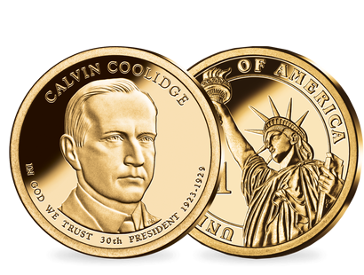 30. US-Präsidenten Dollar 'Calvin Coolidge'