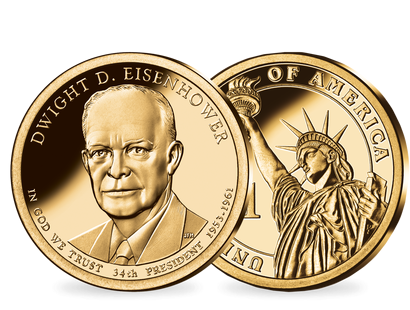34. US-Präsidenten Dollar 'Dwight D. Eisenhower'