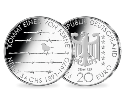 Deutsche 20-Euro-Gedenkmünze "125. Geburtstag Nelly Sachs"