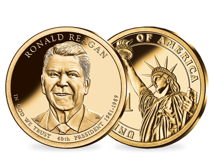 40. US-Präsidenten Dollar 'Ronald Regan'
