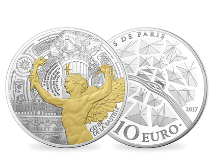 Silbermünze Frankreich 2017 "Schätze aus Paris: Génie de la Bastille"