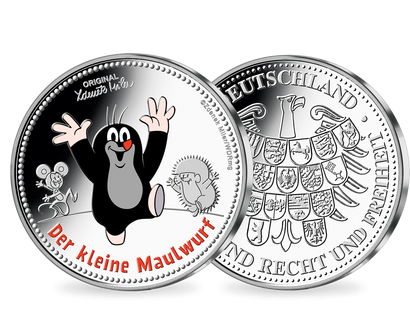 Die erste deutsche Silber- und Goldausgabe 60 Jahre "Der kleine Maulwurf"