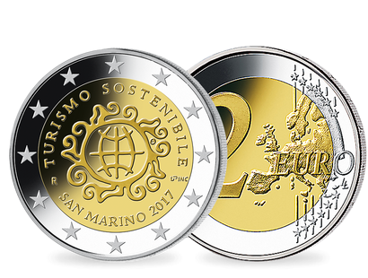 San Marino 2017 2-Euro Gedenkmünze "Jahr des Tourismus"