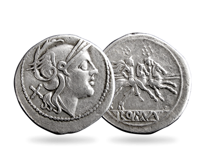 Rom erfindet seine neue Währung − Römische Republik, Denar 200 v.Chr.