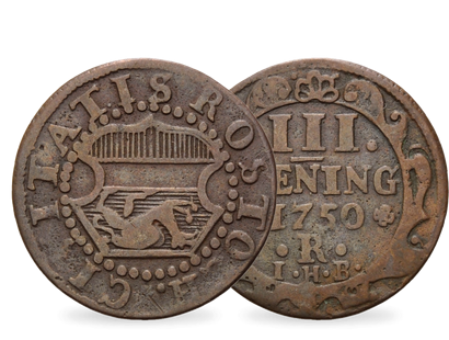 Rostock 3 Pfennig 1701-1761