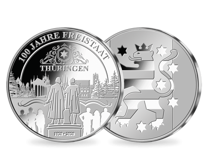 Jubiläumsprägung 100 Jahre Freistaat Thüringen