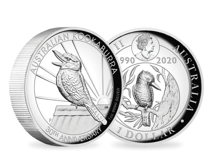 Monnaie en argent pur « 30ème anniversaire - Kookaburra » Australie 2020