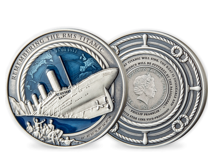 Salomonen 2021 Silber-Gedenkmünze "Titanic"