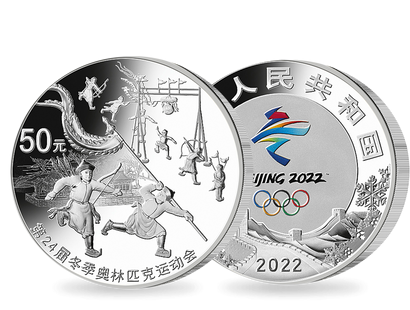 China – die gigantische Hochrelief-Silbermünze zu Peking 2022!