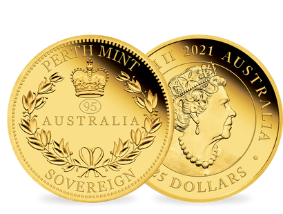 Australien 2021: Gold-Sovereign zu Ehren des 95. Geburtstags der Queen!