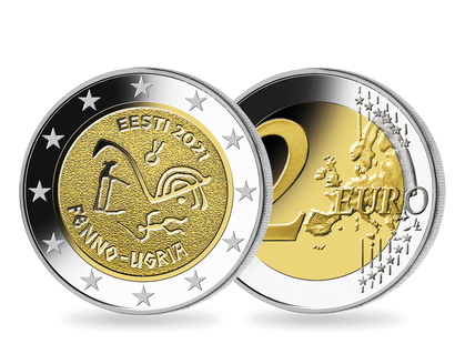 Estland 2021: 2 Euro-Gedenkmünze "Finno-Ugrische Völker"