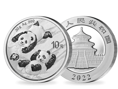 China - Silber-Panda