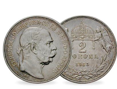 Ungarn 2 Kronen 1912-1914 Franz Joseph I.
