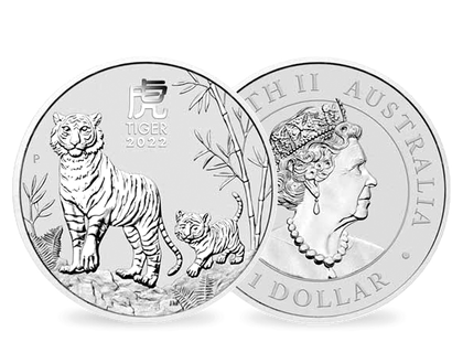 Silbermünze Australien Lunar III "Jahr des Tigers"