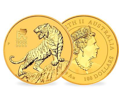 1 Unze Gold Lunar III "Jahr des Tigers" aus Australien