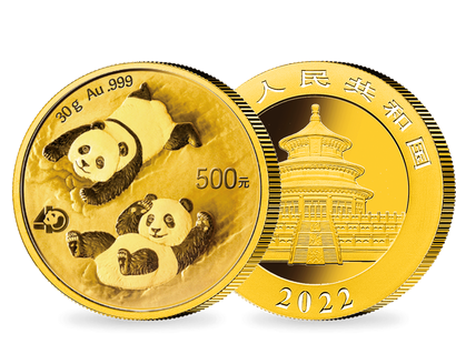 30g "Gold-Panda" - China