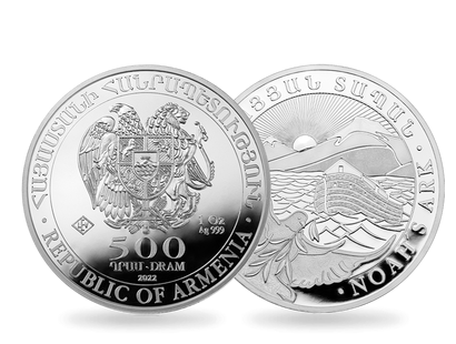 1 Unze Silbermünze Armenien 2022 "Arche Noah"