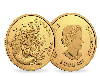 Monnaie en or le plus pur «Dragon de terre» Canada 2022