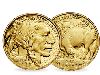 USA 2022: Legendäre Goldmünze "American Buffalo" - PP
