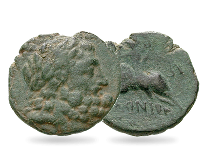 Zeus und Europa vereint – Phönizien Bronze 2. Jh. v. – 1. Jh. n. Chr.