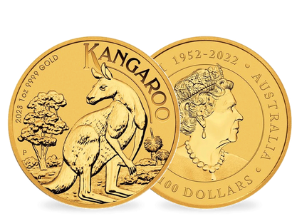 1-Unze Goldmünze Australien "Känguru"