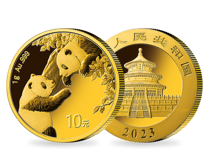 1g "Gold Panda" - China