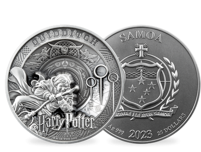 „Quidditch“ – der HARRY-POTTER™-Münzgigant aus 1 kg Feinsilber!