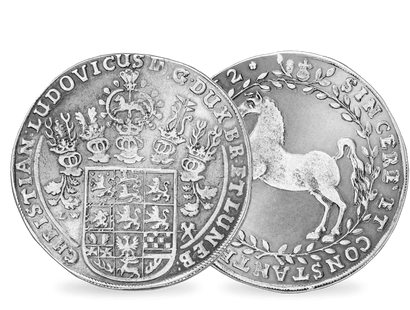 Der Rosstaler aus Silber des Harzes − Braunschweig Taler 1649-1760