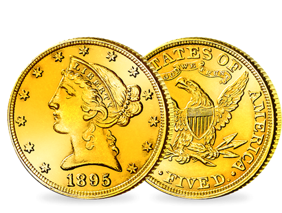 Die letzten 5-Gold-Dollar Liberty" − USA 5 Dollar Gold 1866-1908"