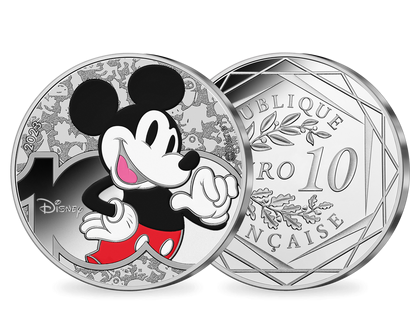 Collection : Les Millésimes Euros Argent - Première livraison « 10 Euros argent Mickey Mouse »