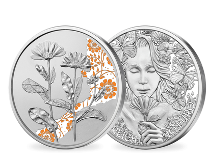 10 Euro-Silbermünzen-Serie „Sprache der Blumen“ – Start „Die Ringelblume“