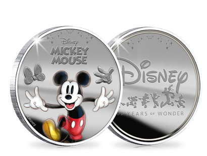 La frappe en argent sous licence officielle DISNEY™:  « Mickey Mouse »