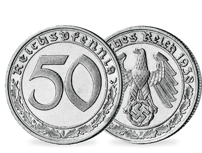 Drittes Reich 50 Reichspfennig 1938-1939
