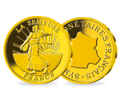 La collection de frappes en or "Les symboles monétaires", véritables trésors d’orfèvrerie
