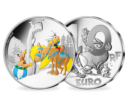 Monnaie de 10 Euros en argent pur colorisé «Astérix - Griffon» 2022