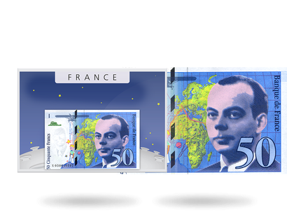 Klassiker der Weltliteratur im Spiegel der Banknote: Antoine de Saint-Exupéry und "Der kleine Prinz"
