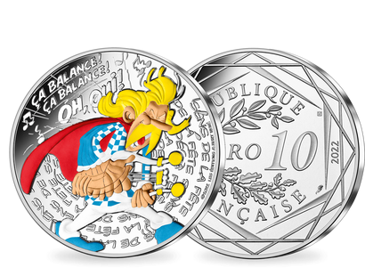 Asterix - Offizielle 10€-Gedenkmünze "Feierlaune"