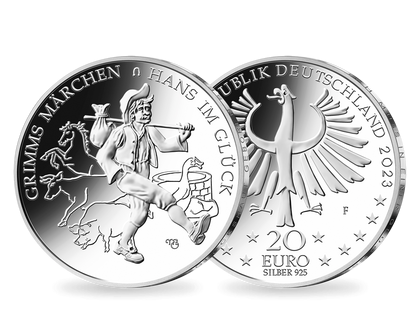 20-Euro-Silber-Gedenkmünze "Grimms Märchen – Hans im Glück"