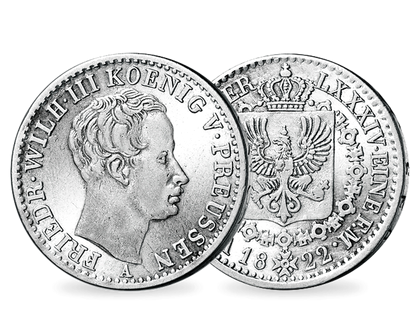 Als 1/6 noch ein Münznominal war − Preußen 1/6 Taler 1822-1840