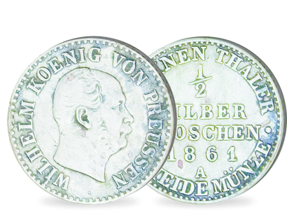 Erste deutsche Einheit – 1/2 Silbergroschen Wilhelm I.