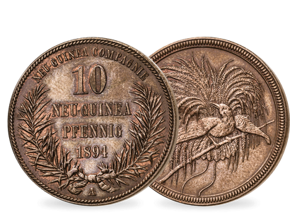 Deutsch-Neuguineas Paradiesvogel − Neu-Guinea Compagnie 10 Pfennig 1894