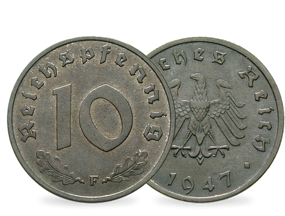 Drittes Reich 10 Reichspfennig 1945-1948