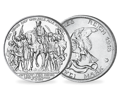100 Jahre Befreiungskriege − Preußen, 2 Mark Silber 1913
