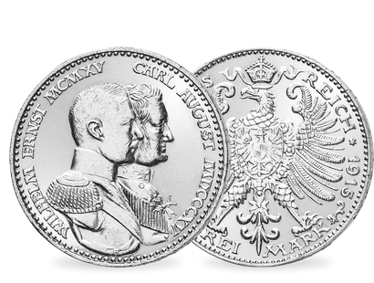100 Jahre eines Großherzogtums − Sachsen-Weimar-Eisenach 3 Mark 1915