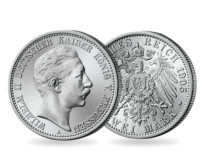 Deutsches Reich / Preußen 2 Mark 1891 – 1912 Kaiser Wilhelm II.