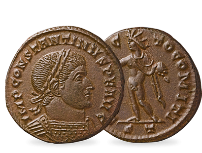 Roms erster christlicher Kaiser − Konstantin der Große, Follis