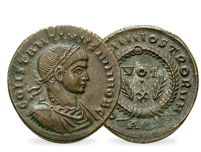 Die Familie Konstantins des Großen − Rom, Konstantin II. Bronze 337-340