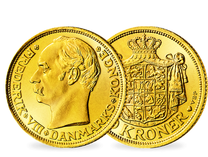 Dänemark 10 Kronen 1908-1909 Friedrich VIII.