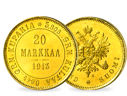 Finnland 20 Markkaa 1878-1913